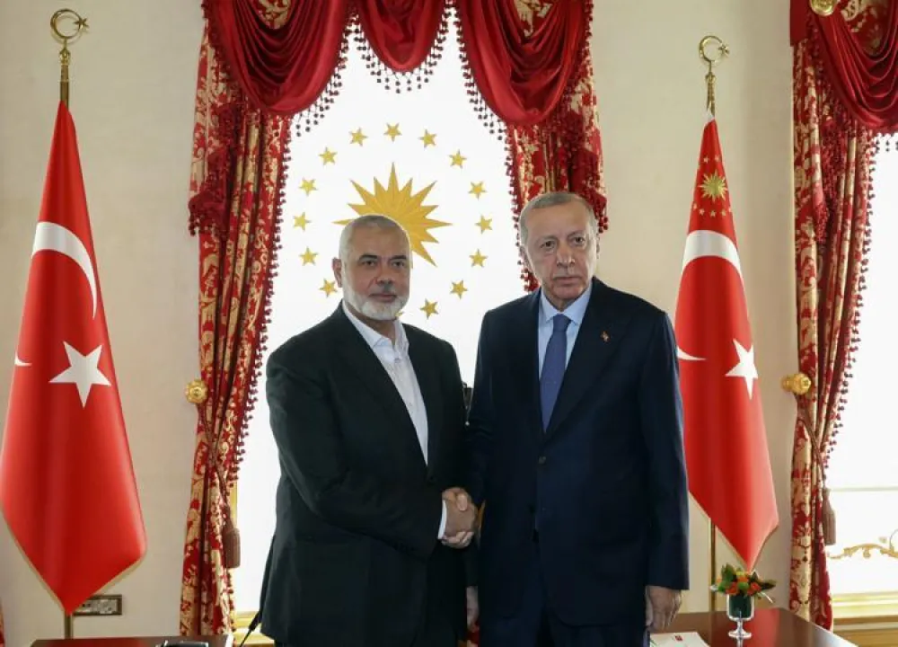 Erdogan sa liderom Hamasa