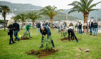 URA u Budvi akcijom sadnje drveća obilježila Dan planete Zemlje