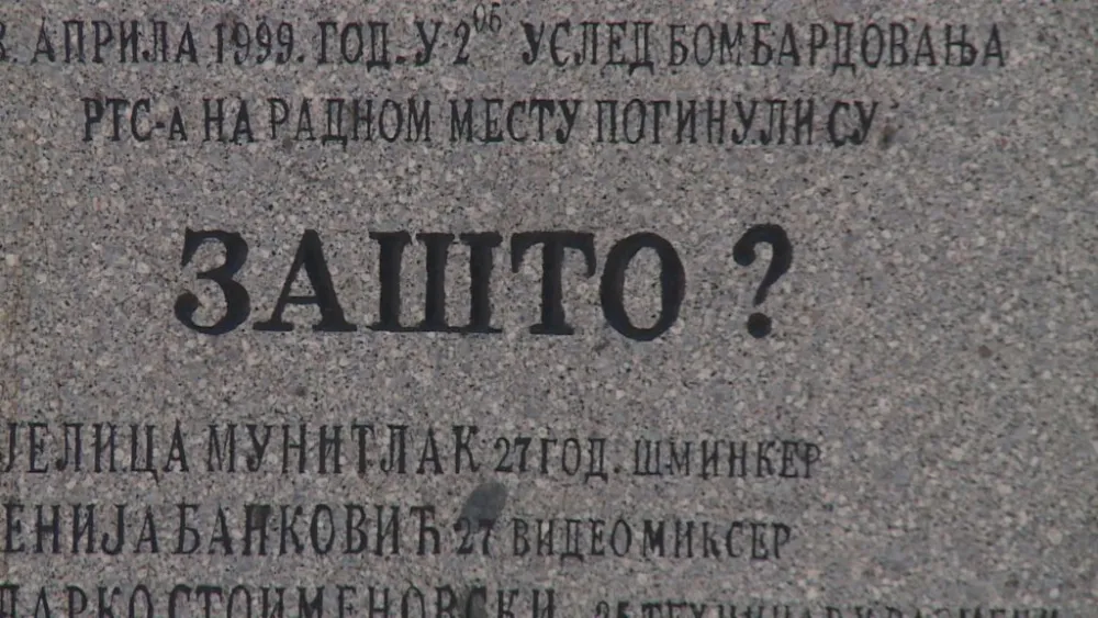 Održan pomen radnicima RTS-a ubijenim u NATO bombardovanju 1999. godine