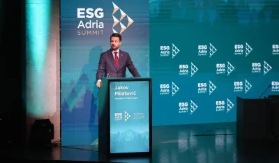 Jakov Milatović na otvaranju ESG Adria Samita u TIvtu