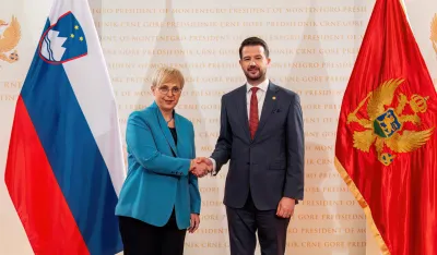 Milatović dočekao predsjednicu Republike Slovenije Nata&scaron;a Pirc Musar