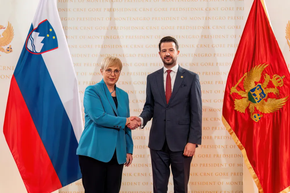 Milatović dočekao predsjednicu Republike Slovenije Nata&scaron;a Pirc Musar