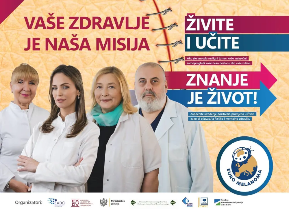 Mjesec borbe protiv melanoma: U maju besplatni pregledi kože u 11 op&scaron;tina