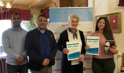 Medina Vi&scaron;njić pobjednica na literarnom konkursu u organizaciji&nbsp;UZP Roma i Egipćana