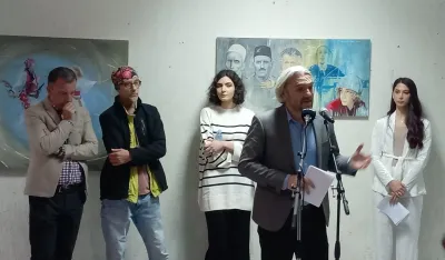 Отварање изложбе "Корјени" Агрона Ујкашија КИЦ Малесија Тузи