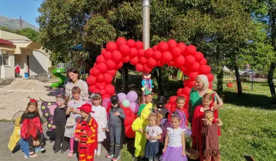 JPU &bdquo;Irena Radović&rdquo; obilježila svoј poseban dan: &Scaron;arenim maskama preplavili grad