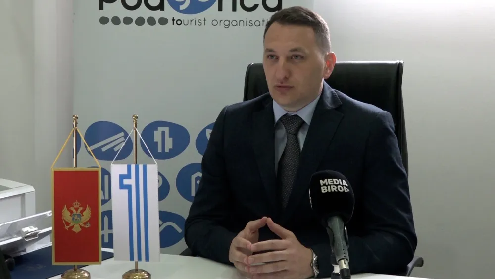 Grnović: Za prva tri mjeseca tekuće godine u Podgorici noćilo 53.139 gostiju