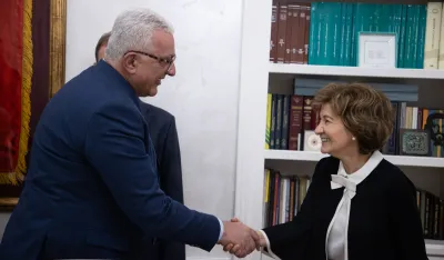 Andrija Mandić sa Terezom Ribeiro