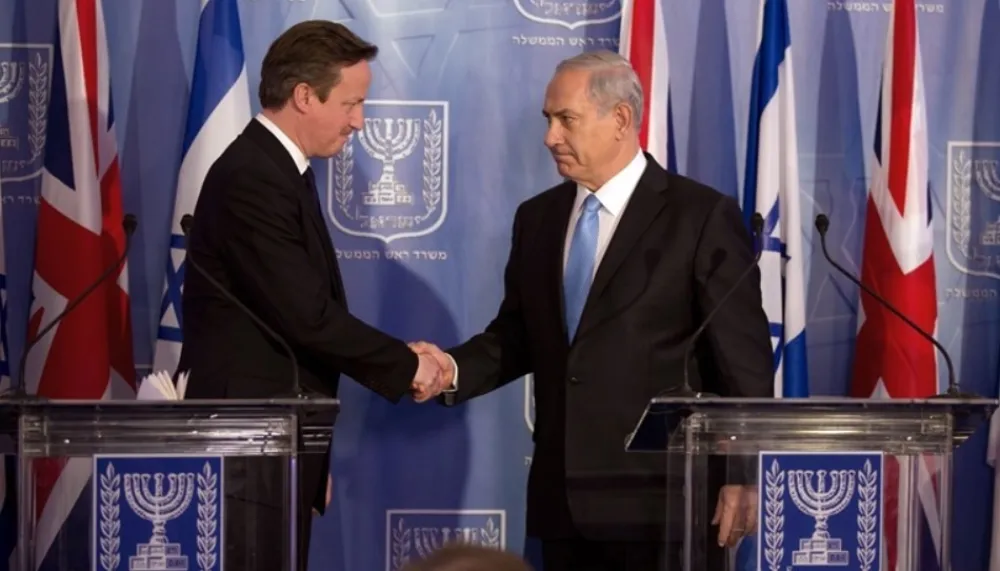 Dejvid Kameron i Benjamin Netanijahu