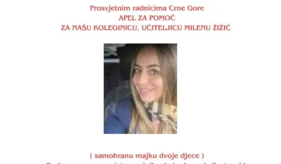 Kolektiv O&Scaron; "Dr Dragi&scaron;a Ivanović" poziva građane da učestvuju u prikupljanju pomoći za liječenje učiteljice Milene