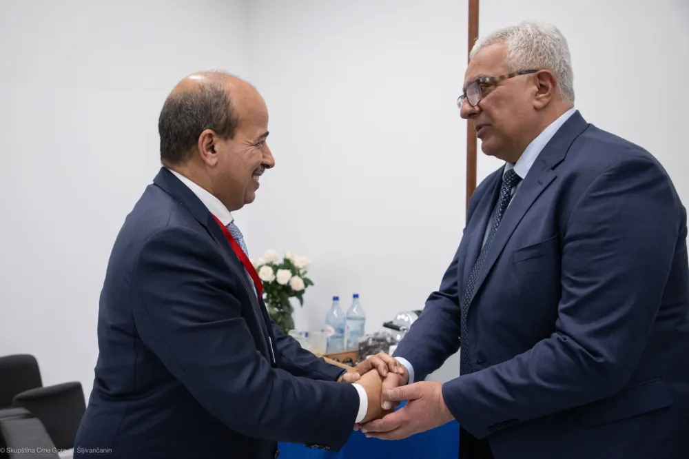 Mandić sa predsjednikom Parlamentarne skup&scaron;tine Mediterana