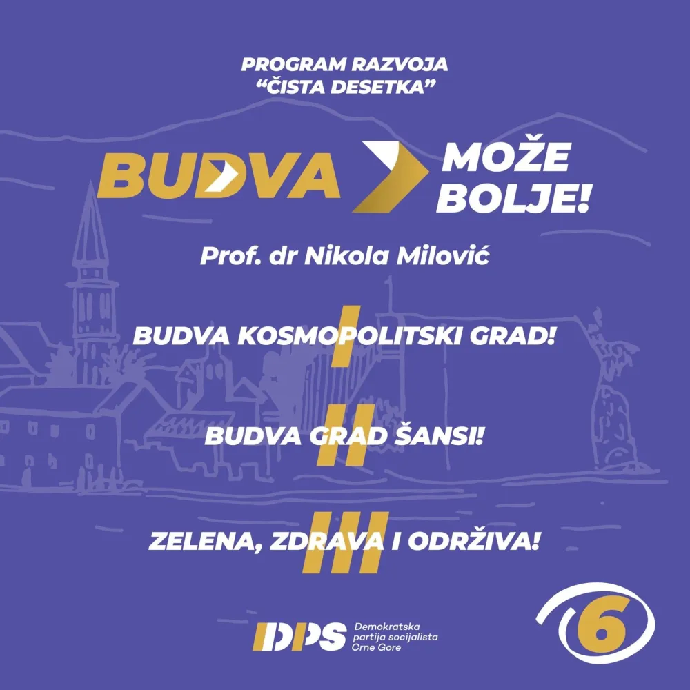 Predizborni plakat DPS-a