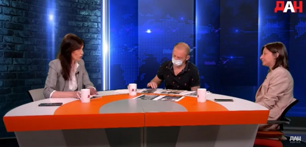 Dra&scaron;ković i Kalezić u studiju veb TV "Dana"