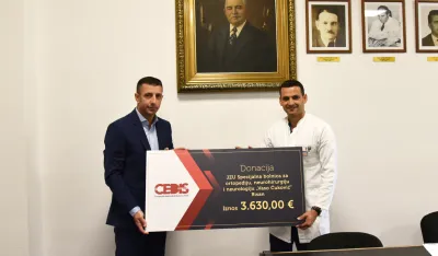 Potpisivanje ugovora - donacija CEDIS-a bolnici