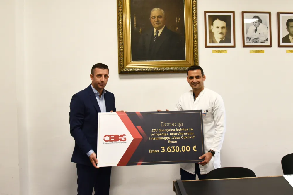 Potpisivanje ugovora - donacija CEDIS-a bolnici