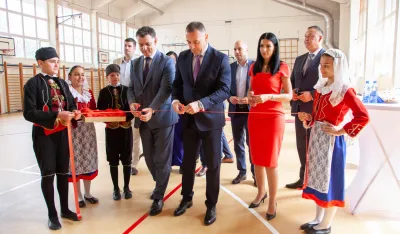 Otvorena renovirana fiskulturna sala u O&Scaron; "Drago Milović" u Tivtu