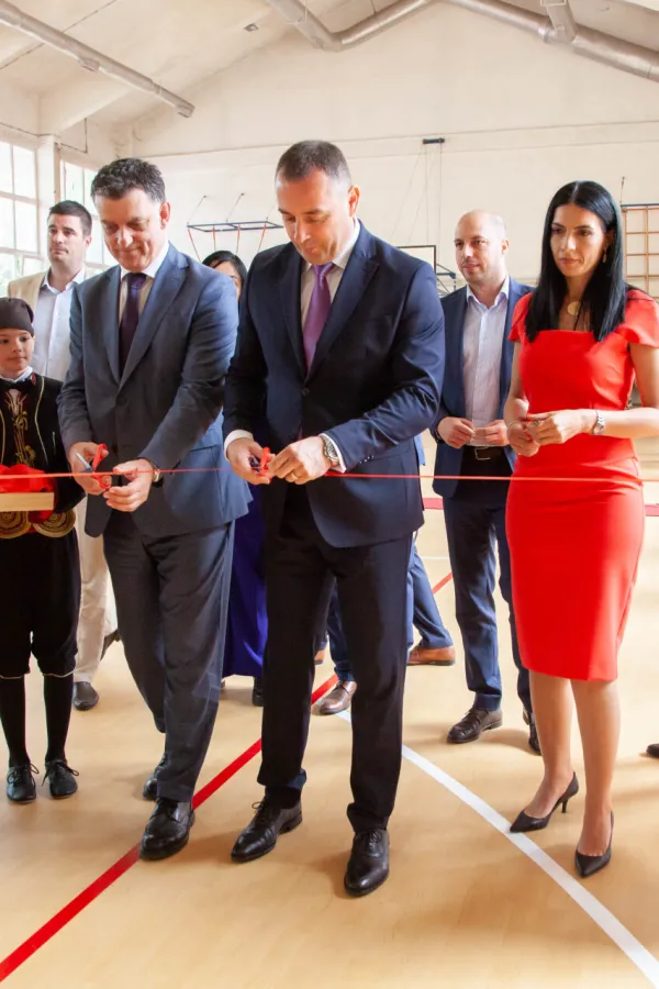 Otvorena renovirana fiskulturna sala u O&Scaron; "Drago Milović" u Tivtu