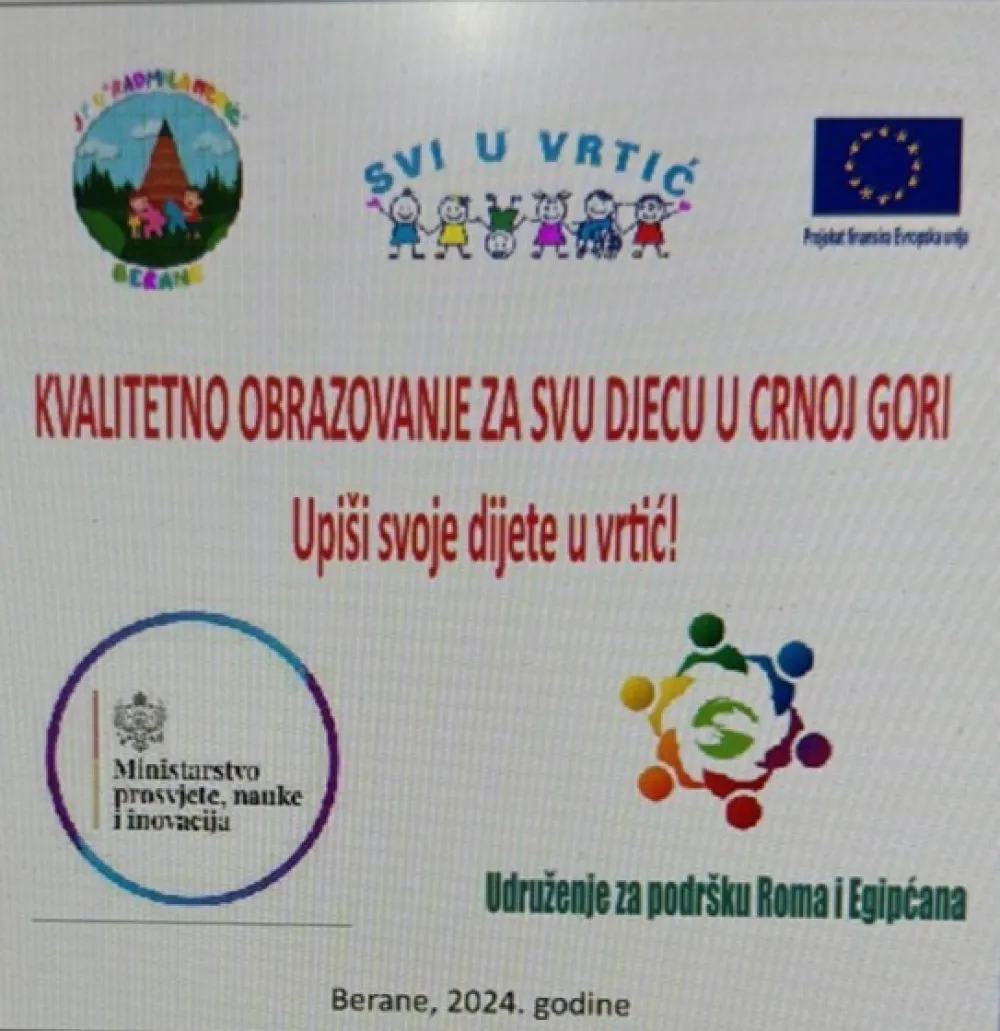 Obrazovanje za svu djecu u Crnoj Gori