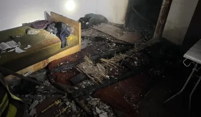 Gorjela kuća u Humcima: Povrijeđene dvije osobe
