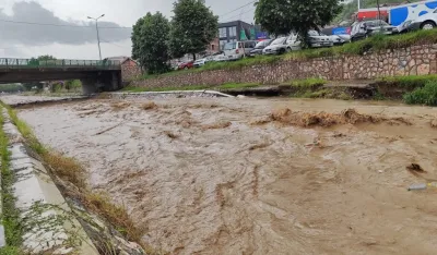 Nabujala voda na u&scaron;ću Jo&scaron;anice u Ra&scaron;ku 