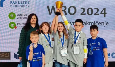 Učenici O&Scaron; "Anto Đedović" predstavljaće Crnu Goru na Svjetskoj robotskoj olimpijadi u Izmiru