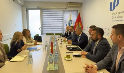 Održan sastanak predsjednika UPCG i amabasadorke Italije u Crnoj Gori