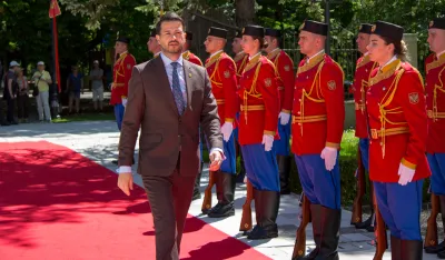 (FOTO) Milatović primio akreditivna pisma novoimenovanih ambasadora Suverenog Vite&scaron;kog Malte&scaron;kog Reda, Tunisa, Gane i Angole