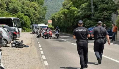 Oboren&nbsp;motociklista 