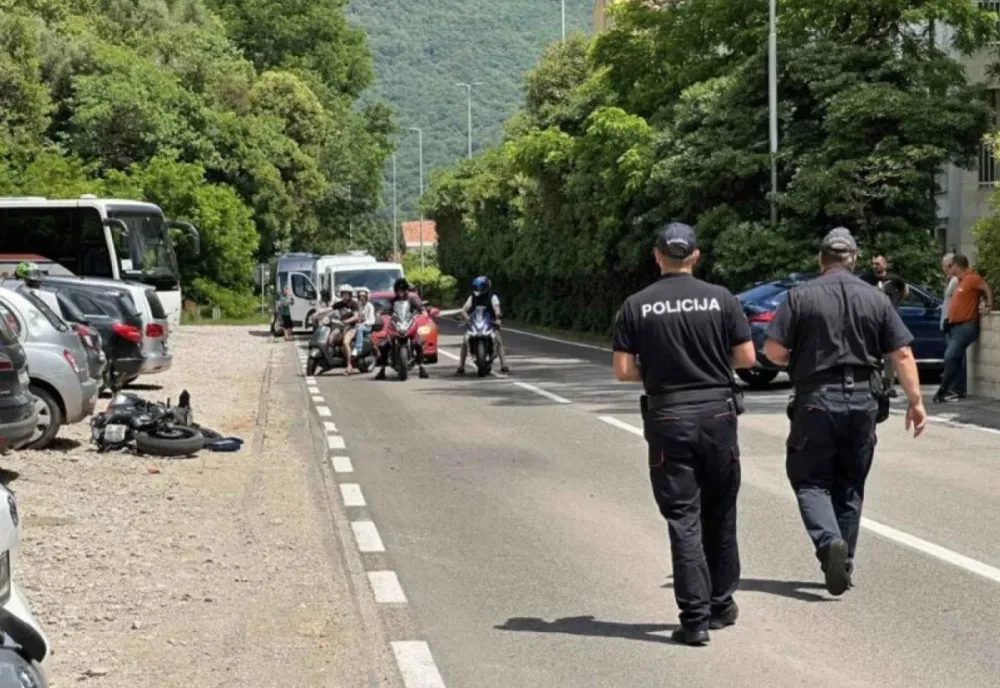 Oboren&nbsp;motociklista 