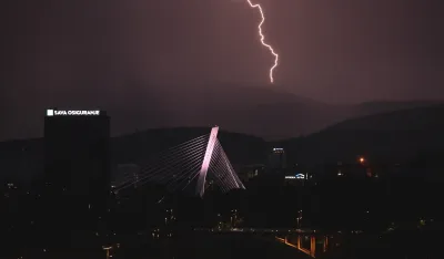 (FOTO) Nevrijeme nad Podgoricom