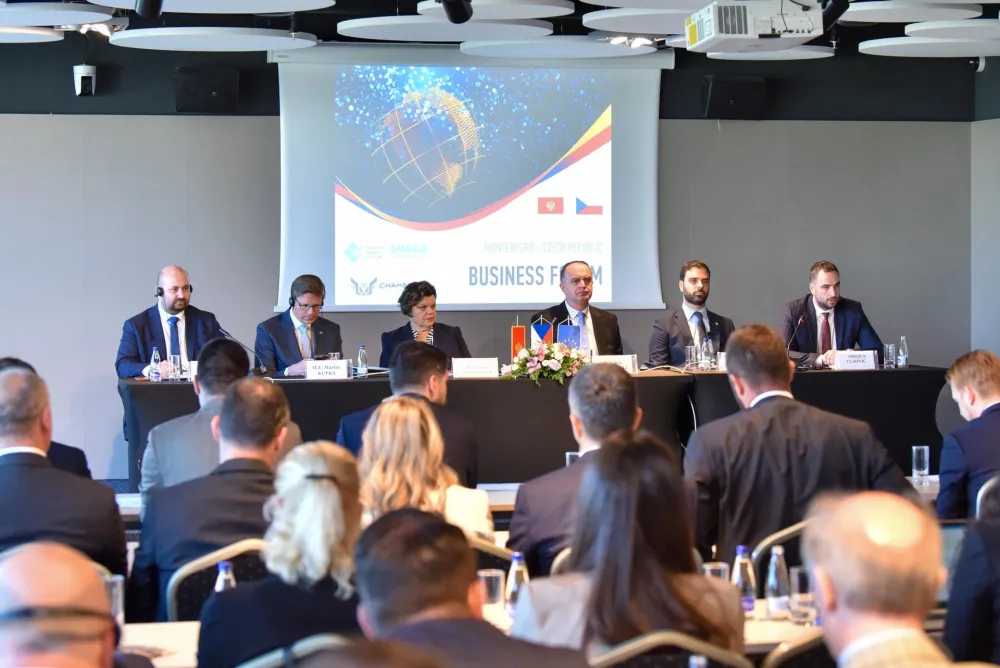 Poslovni forum s Če&scaron;kom: Ulaganje u Crnu Goru je investicija u budućnost EU