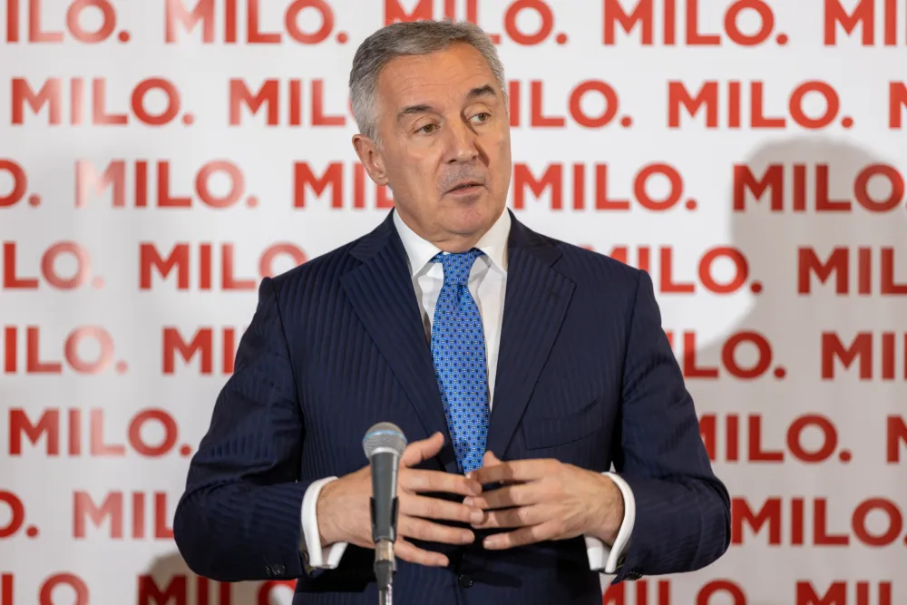 Milo Đukanović u Nik&scaron;iću