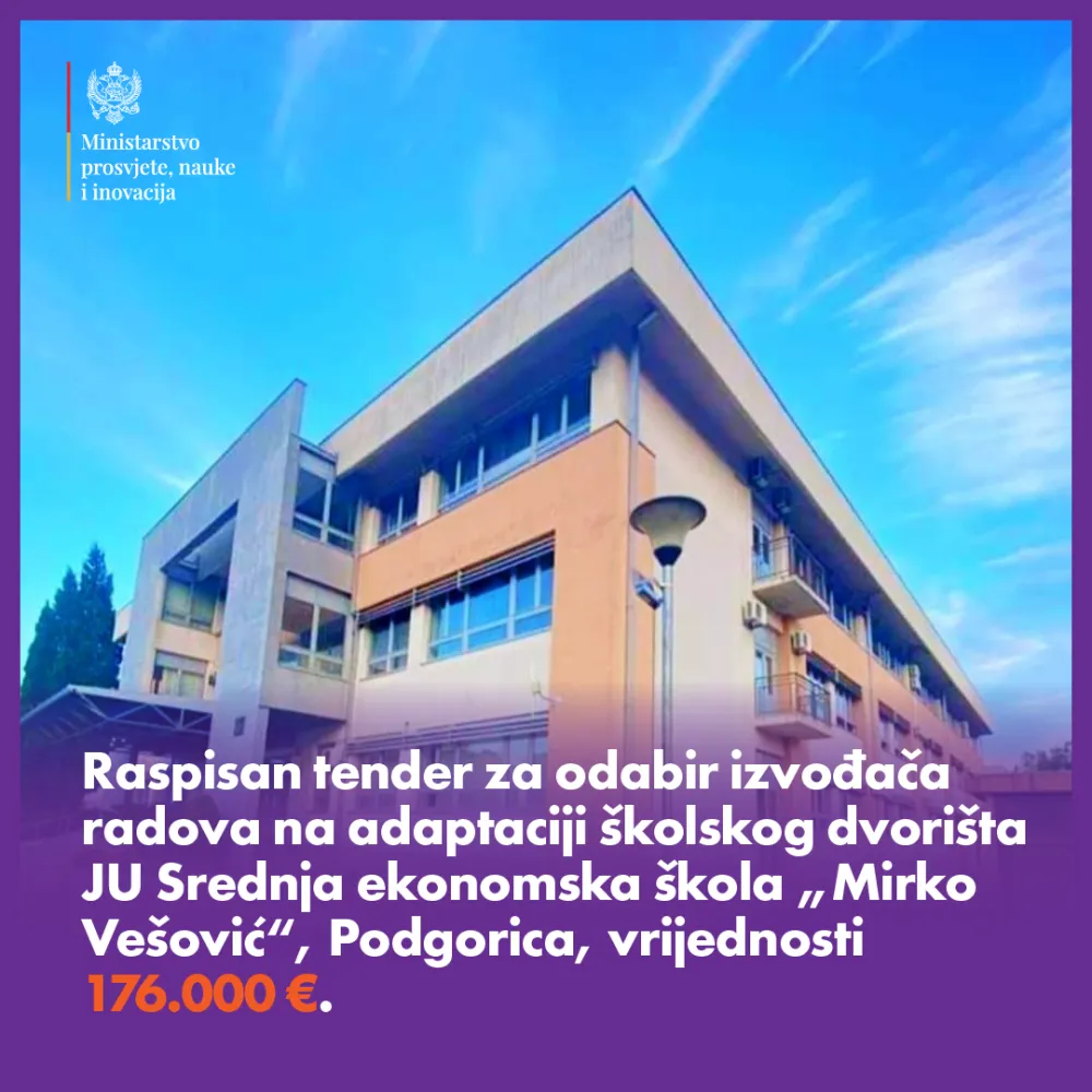 Raspisan tender za renoviranje terena SE&Scaron; "Mirko Ve&scaron;ović"