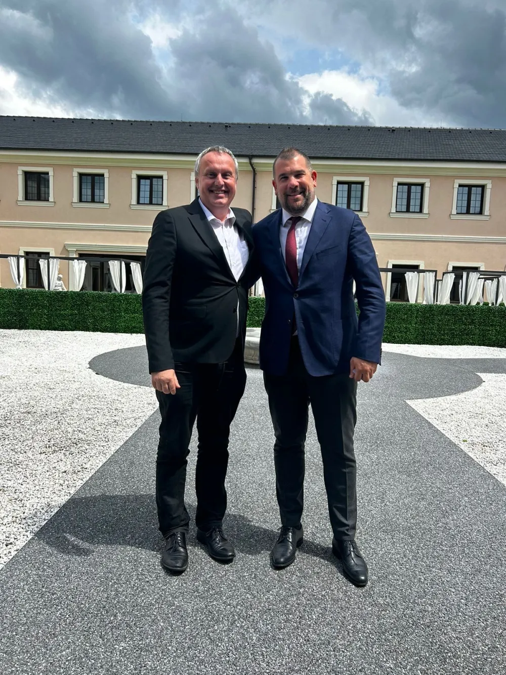 Dragan Krapović sa Toma&scaron;om Pajerom u Če&scaron;koj