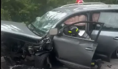 Rožaje: U sudaru&nbsp;povrijeđene četiri osobe, angažovani i vatrogasci