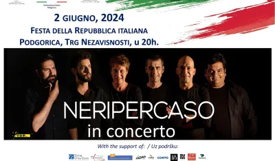 &bdquo;Podgoričko kulturno ljeto&rdquo;: Koncert grupe &bdquo;Neri per caso&rdquo;