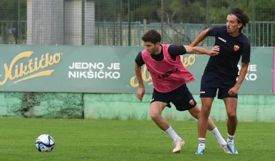 Kosović i Brnović na treningu