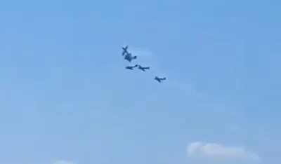 (VIDEO) Sudar dva aviona na mitingu u Portugalu, jedan pilot poginuo