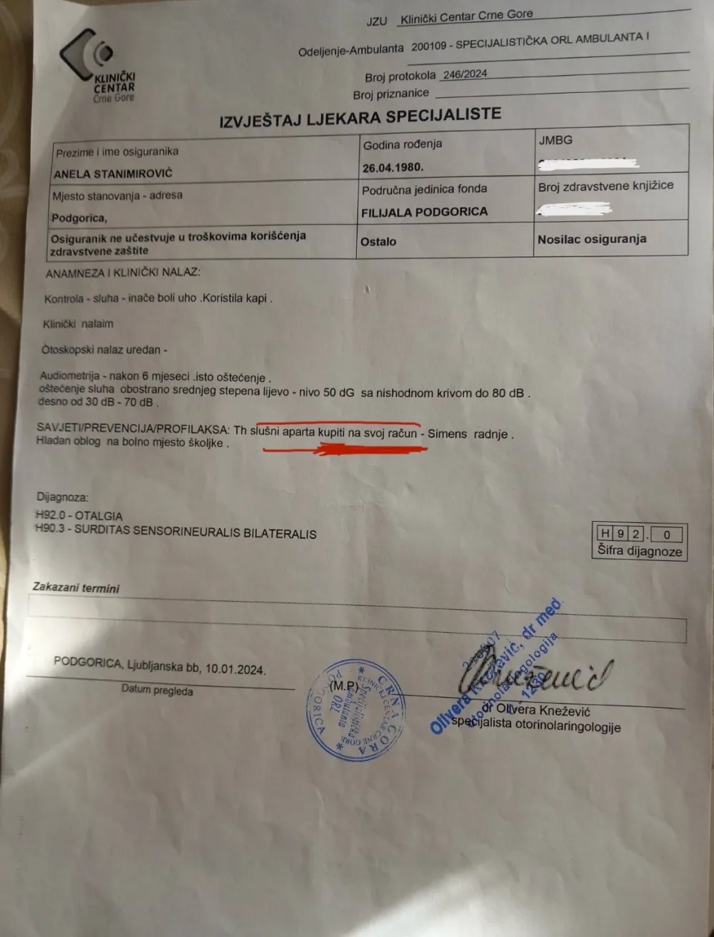 Samohrana majka nema pravo na slu&scaron;ni aparat