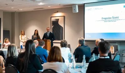 Dragoslav &Scaron;ćekić, potpredsjednik Vlade Crne Gore za demografiju i mlade i ministar sporta i mladih 