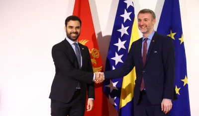 Filip Radulović sa bosanskim kolegom Edinom Fortom
