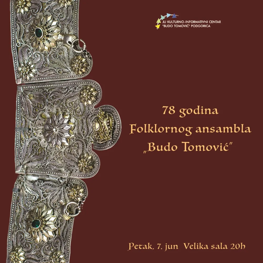 Vizual za koncert FA KIC "Budo Tomović"