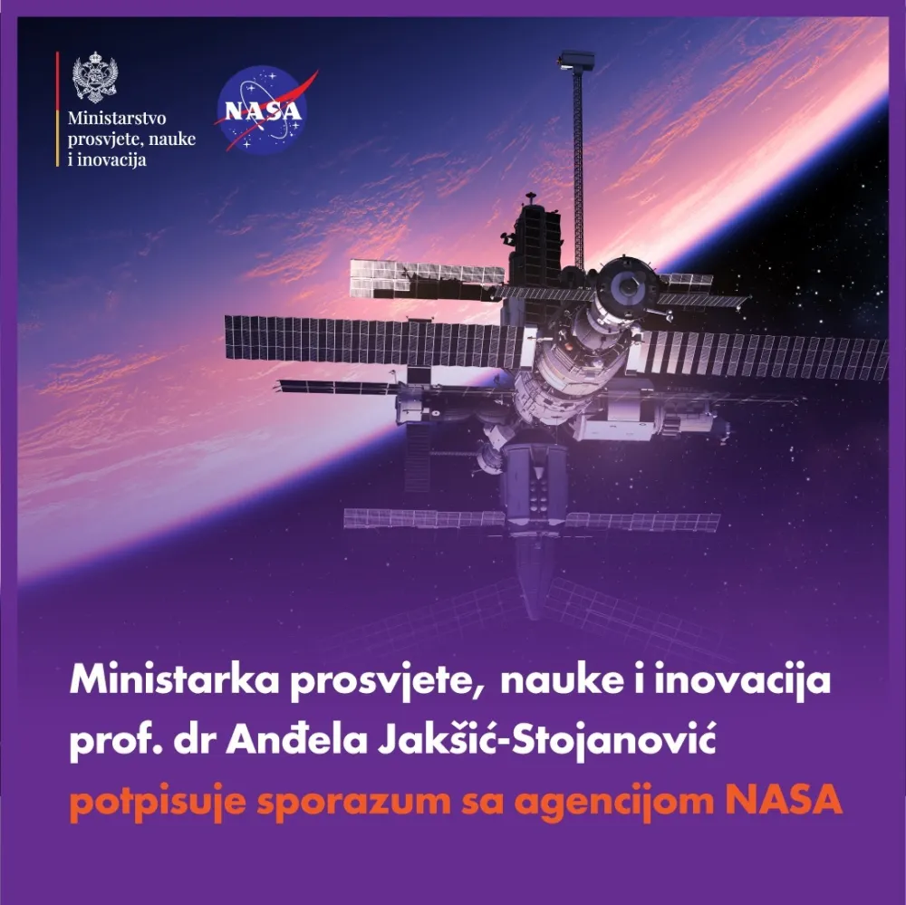  Anđela Jak&scaron;ić-Stojanović potpisuje psorazum sa NASA-om