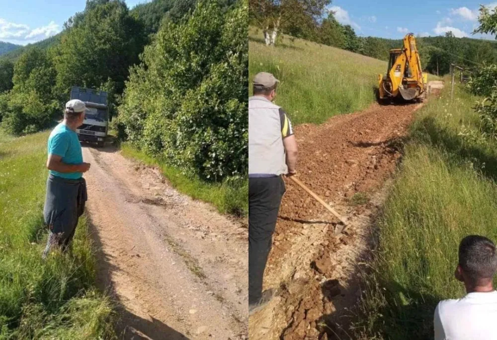 Mje&scaron;tani bjelopoljskog sela sami sanirali tri kilometra puta
