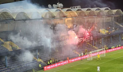 Navijači Budućnosti na meču finala kupa