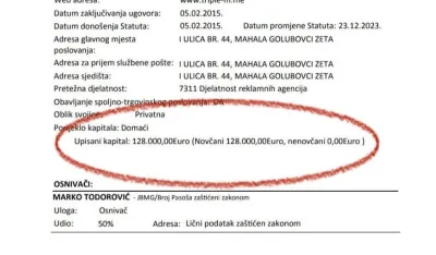 DPS Zeta: Stanović smijenjen zbog biznisa sa bilbordima