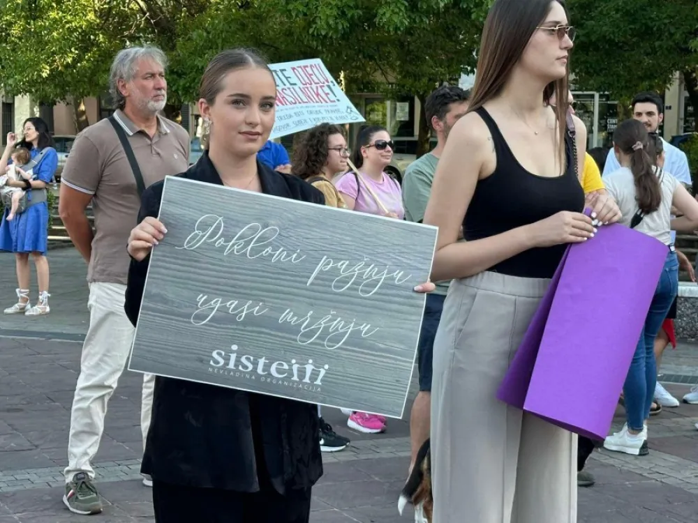 Sa protesta u Podgorici zatraženo: Doživotna kazna za silovatelje