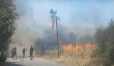 (VIDEO) Požar u Grčkoj: Vatra stigla do kuća, naređena evakuacija