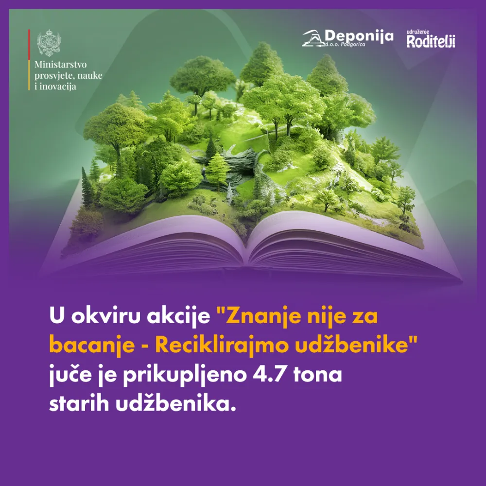 Prikupljeno 4,7 tona materijala za reciklažu