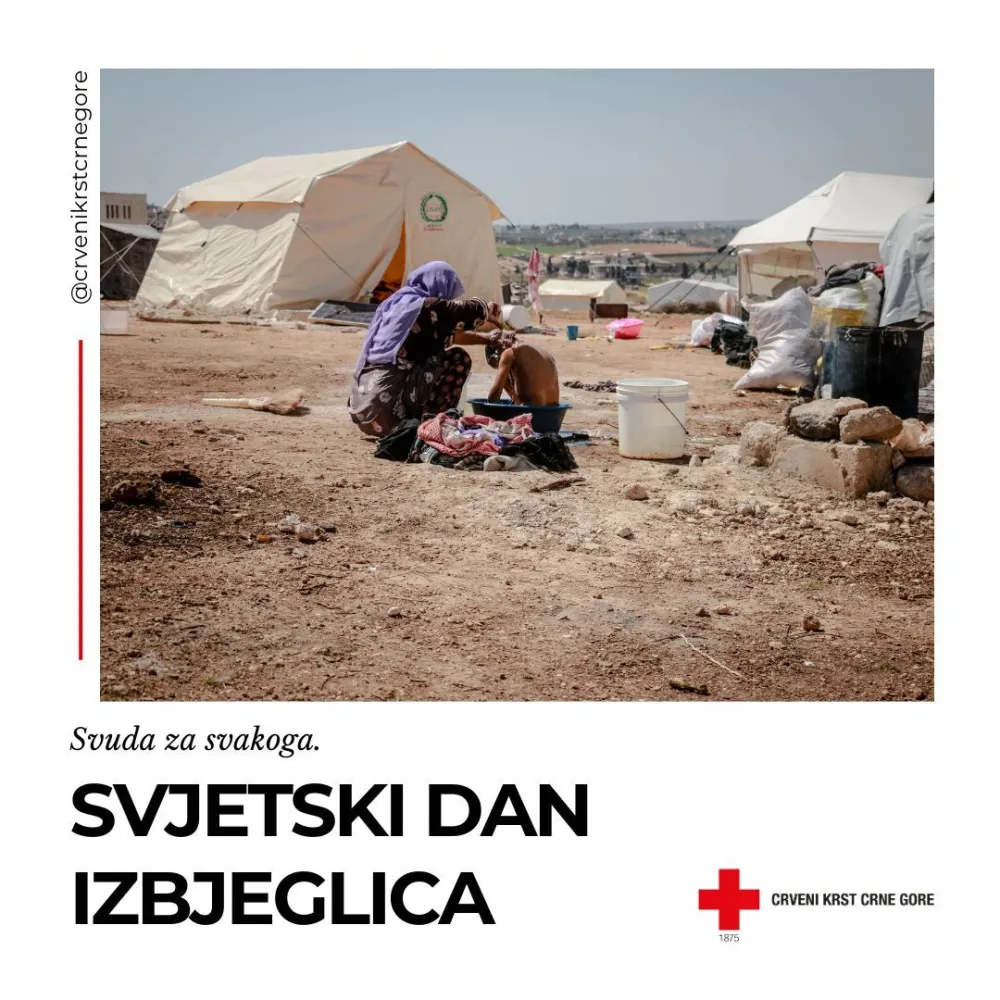 Crveni krst Crne Gore: Solidarisati se sa izbjeglicama &ndash; držati na&scaron;a vrata otvorena